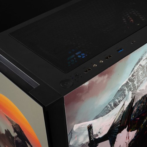 Корпус HEXO Gaming DUO Black Samurai v2 by Evolve купить в Украине: Киев, Днепр, Харьков, Одесса  | Проверка совместимости, низкая цена, отзывы, характеристики от TELEMART фото