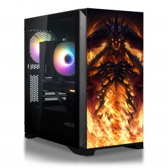 Корпус HEXO Gaming DUO Black Diablo by Evolve
