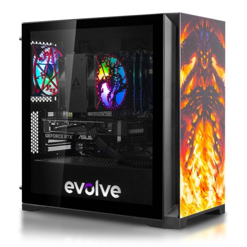 Купить Компьютер EVOLVE SpecialPart Diablo PC (EVSP-DPCR7500FN5060-D532S1TBK) Black - цена в Харькове, Киеве, Днепре, Одессе
в интернет-магазине Telemart фото