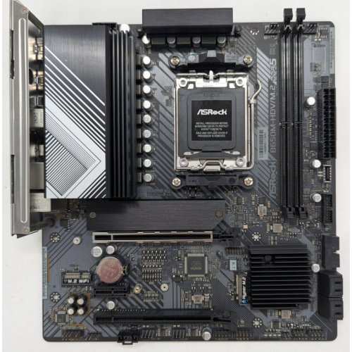 Купить Материнская плата AsRock B650M-HDV/M.2 (sAM5, AMD B650) (Восстановлено продавцом, 783548) с проверкой совместимости: обзор, характеристики, цена в Киеве, Днепре, Одессе, Харькове, Украине | интернет-магазин TELEMART.UA фото