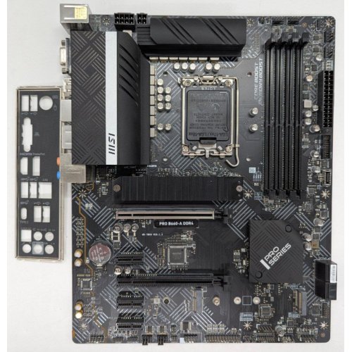 Купить Материнская плата MSI PRO B660-A DDR4 (s1700, B660) (Восстановлено продавцом, 783643) с проверкой совместимости: обзор, характеристики, цена в Киеве, Днепре, Одессе, Харькове, Украине | интернет-магазин TELEMART.UA фото