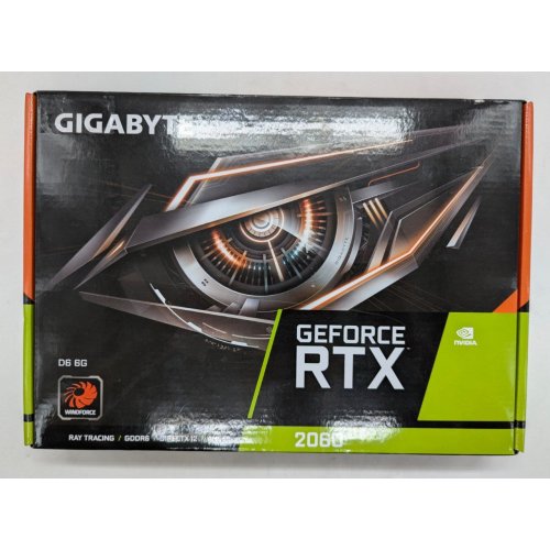 Купить Видеокарта Gigabyte GeForce RTX 2060 WindForce 6144MB (GV-N2060WF2-6GD) (Восстановлено продавцом, 783646) с проверкой совместимости: обзор, характеристики, цена в Киеве, Днепре, Одессе, Харькове, Украине | интернет-магазин TELEMART.UA фото
