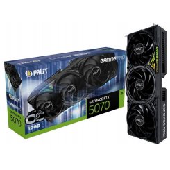 Уцінка відеокарта Palit GeForce RTX 5070 GamingPro OC 12288MB (NE75070T19K9-GB2050A) (вскрите пакування, 783693)