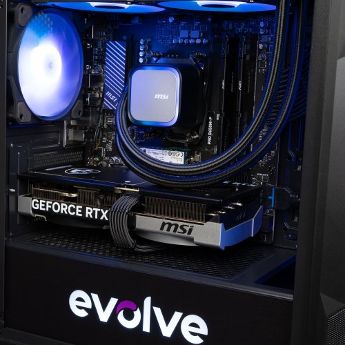 Купити Комп'ютер EVOLVE PoweredBy MSI 5H+ (EVPBM-LQD5HR750FN507-D532S1TBK) Black - ціна в Києві, Львові, Вінниці, Хмельницькому, Франківську, Україні | інтернет-магазин TELEMART.UA фото