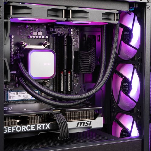 Купити Комп'ютер EVOLVE PoweredBy MSI 5H+ (EVPBM-LQD5HR750FN507-D532S1TBK) Black - ціна в Києві, Львові, Вінниці, Хмельницькому, Франківську, Україні | інтернет-магазин TELEMART.UA фото