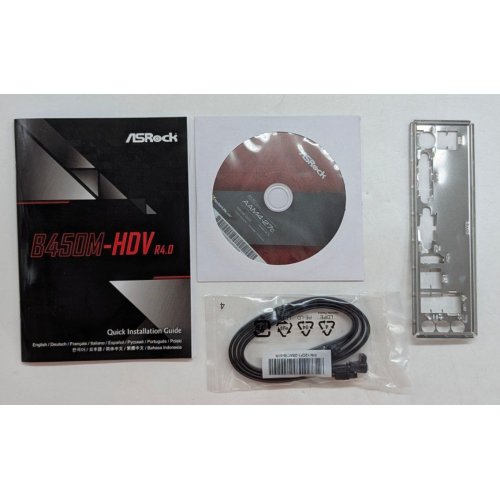 Купить Материнская плата AsRock B450M-HDV R4.0 (sAM4, AMD B450) (Восстановлено продавцом, 783913) с проверкой совместимости: обзор, характеристики, цена в Киеве, Днепре, Одессе, Харькове, Украине | интернет-магазин TELEMART.UA фото