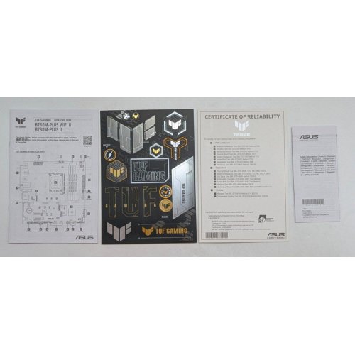 Купить Материнская плата Asus TUF GAMING B760M-PLUS WIFI II (s1700, Intel B760) (Восстановлено продавцом, 783915) с проверкой совместимости: обзор, характеристики, цена в Киеве, Днепре, Одессе, Харькове, Украине | интернет-магазин TELEMART.UA фото