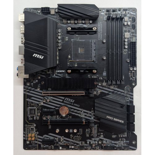 Материнська плата MSI B550-A PRO (sAM4, AMD B550) (Відновлено продавцем, 783924) купити з перевіркою сумісності: огляд, характеристики, ціна у Києві, Львові, Вінниці, Хмельницькому, Івано-Франківську, Україні | інтернет-магазин TELEMART.UA фото