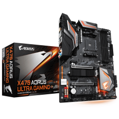 Материнская плата Gigabyte X470 AORUS ULTRA GAMING (sAM4, AMD X470) (Восстановлено продавцом, 783925)
