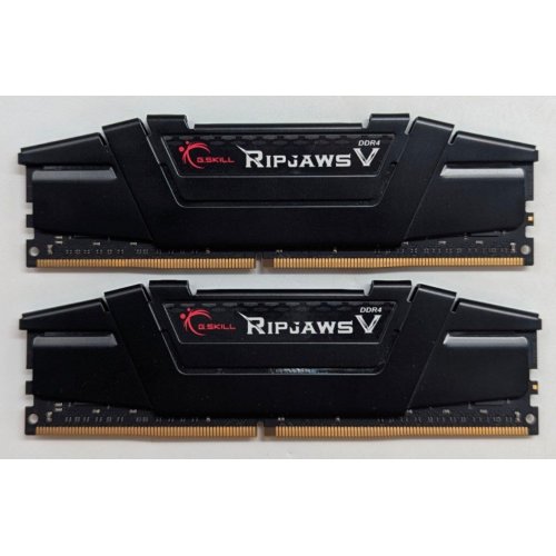 Озп G.Skill DDR4 32GB (2x16GB) 3200Mhz Ripjaws V (F4-3200C14D-32GVK) (Відновлено продавцем, 783926) купити з перевіркою сумісності: огляд, характеристики, ціна у Києві, Львові, Вінниці, Хмельницькому, Івано-Франківську, Україні | інтернет-магазин TELEMART.UA фото