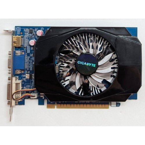 Купить Видеокарта Gigabyte GeForce GT 730 2048MB (GV-N730-2GI) (Восстановлено продавцом, 783931) с проверкой совместимости: обзор, характеристики, цена в Киеве, Днепре, Одессе, Харькове, Украине | интернет-магазин TELEMART.UA фото