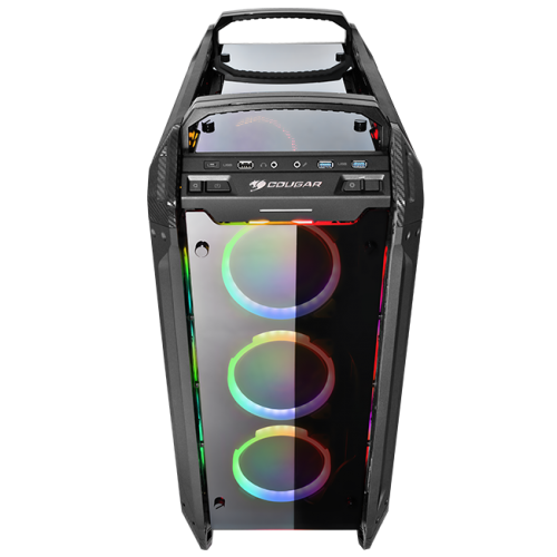 Купить Корпус Cougar Panzer EVO RGB без БП Black (Восстановлено продавцом, 783944) с проверкой совместимости: обзор, характеристики, цена в Киеве, Днепре, Одессе, Харькове, Украине | интернет-магазин TELEMART.UA фото