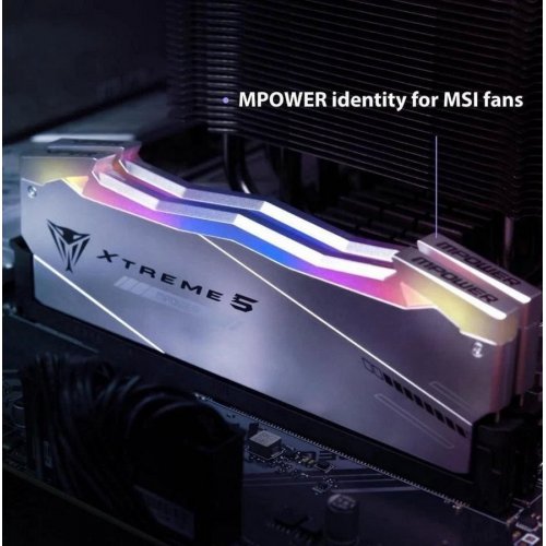Купить ОЗУ Patriot DDR5 32GB (2x16GB) 6400Mhz Viper Xtreme 5 RGB MPOWER (PVXR532G64C32KM) с проверкой совместимости: обзор, характеристики, цена в Киеве, Днепре, Одессе, Харькове, Украине | интернет-магазин TELEMART.UA фото