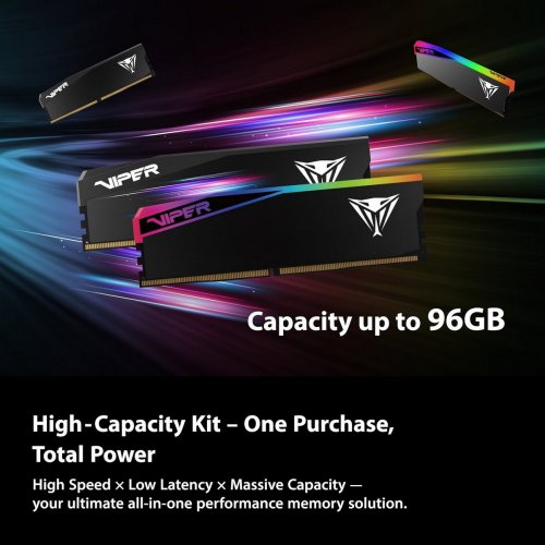Купить ОЗУ Patriot DDR5 32GB (2x16GB) 6000Mhz Viper Elite 5 Ultra (VEU532G6028K) с проверкой совместимости: обзор, характеристики, цена в Киеве, Днепре, Одессе, Харькове, Украине | интернет-магазин TELEMART.UA фото