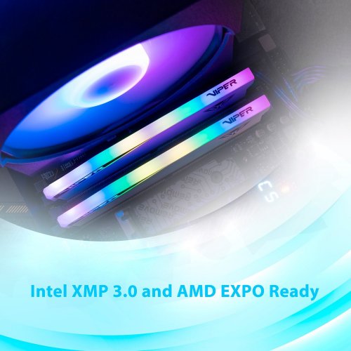 Купить ОЗУ Patriot DDR5 32GB (2x16GB) 7000Mhz Viper Elite 5 RGB (PVER532G70C32KW) с проверкой совместимости: обзор, характеристики, цена в Киеве, Днепре, Одессе, Харькове, Украине | интернет-магазин TELEMART.UA фото