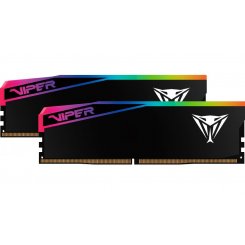 ОЗП Patriot DDR5 64GB (2x32GB) 6000Mhz Viper Elite 5 RGB Ultra (VEUR564G6028K)