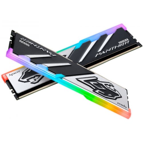 Купить ОЗУ Apacer DDR5 32GB (2x16GB) 6000Mhz Panther RGB (AH5U32G60C6229BAA-2) с проверкой совместимости: обзор, характеристики, цена в Киеве, Днепре, Одессе, Харькове, Украине | интернет-магазин TELEMART.UA фото