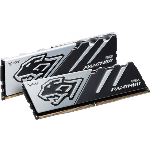 Купить ОЗУ Apacer DDR5 32GB (2x16GB) 5600Mhz Panther (AH5U32G56C5227BAA-2) с проверкой совместимости: обзор, характеристики, цена в Киеве, Днепре, Одессе, Харькове, Украине | интернет-магазин TELEMART.UA фото