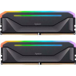 ОЗП Apacer DDR5 32GB (2x16GB) 5200Mhz NOX RGB Black (AH5U32G52C522NBAA-2)