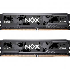ОЗП Apacer DDR5 32GB (2x16GB) 6000Mhz NOX Black (AH5U32G60C622MBAA-2)