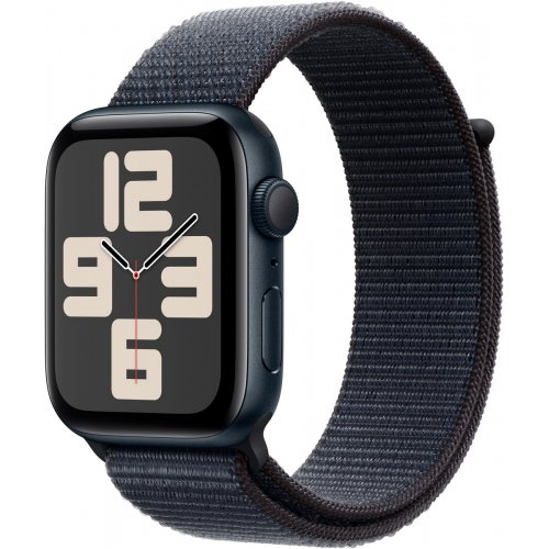 Купить Смарт-часы Apple Watch SE GPS + Cellular 40mm Midnight Aluminium Case with Ink Sport Loop (MXGA3QH/A) - цена в Харькове, Киеве, Днепре, Одессе
в интернет-магазине Telemart фото