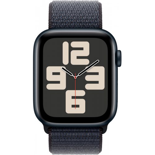 Купить Смарт-часы Apple Watch SE GPS + Cellular 40mm Midnight Aluminium Case with Ink Sport Loop (MXGA3QH/A) - цена в Харькове, Киеве, Днепре, Одессе
в интернет-магазине Telemart фото