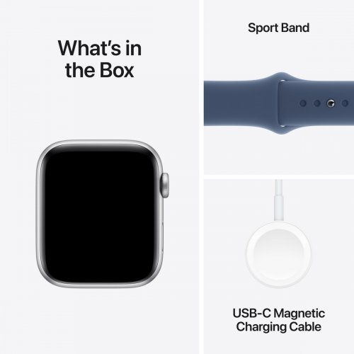 Купить Смарт-часы Apple Watch SE GPS + Cellular 40mm Silver Aluminium Case with Denim Sport Band - M/L (MXGG3QH/A) - цена в Харькове, Киеве, Днепре, Одессе
в интернет-магазине Telemart фото