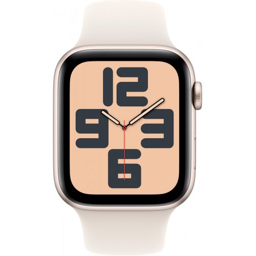 Купить Смарт-часы Apple Watch SE GPS + Cellular 40mm Starlight Aluminium Case with Starlight Sport Band - M/L (MXGK3QH/A) - цена в Харькове, Киеве, Днепре, Одессе
в интернет-магазине Telemart фото