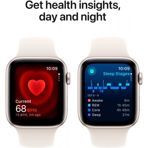 Купить Смарт-часы Apple Watch SE GPS + Cellular 40mm Starlight Aluminium Case with Starlight Sport Band - M/L (MXGK3QH/A) - цена в Харькове, Киеве, Днепре, Одессе
в интернет-магазине Telemart фото