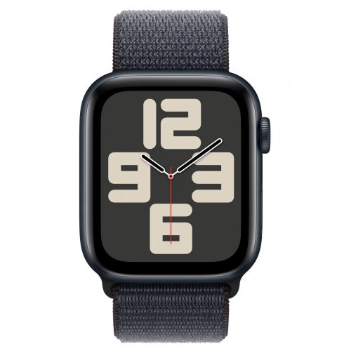 Купити Смарт-годинник Apple Watch SE GPS + Cellular 44mm Midnight Aluminium Case with Ink Sport Loop (MXGN3QH/A) - ціна в Києві, Львові, Вінниці, Хмельницькому, Франківську, Україні | інтернет-магазин TELEMART.UA фото