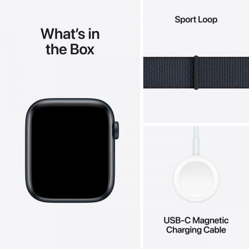 Купити Смарт-годинник Apple Watch SE GPS + Cellular 44mm Midnight Aluminium Case with Ink Sport Loop (MXGN3QH/A) - ціна в Києві, Львові, Вінниці, Хмельницькому, Франківську, Україні | інтернет-магазин TELEMART.UA фото