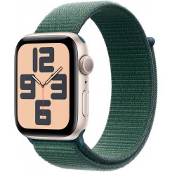 Смарт-часы Apple Watch SE GPS + Cellular 44mm Starlight Aluminium Case with Lake Green Sport Loop (MXGV3QH/A)