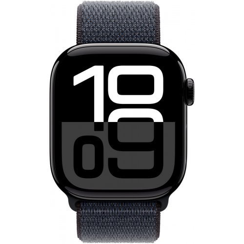Купить Смарт-часы Apple Watch Series 10 GPS + Cellular 42mm Jet Black Aluminium Case with Ink Sport Loop (MWX83QH/A) - цена в Харькове, Киеве, Днепре, Одессе
в интернет-магазине Telemart фото