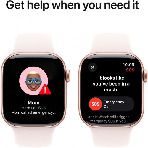 Купити Смарт-годинник Apple Watch Series 10 GPS + Cellular 42mm Rose Gold Aluminium Case with Light Blush Sport Band - M/L (MWXA3QH/A) - ціна в Києві, Львові, Вінниці, Хмельницькому, Франківську, Україні | інтернет-магазин TELEMART.UA фото