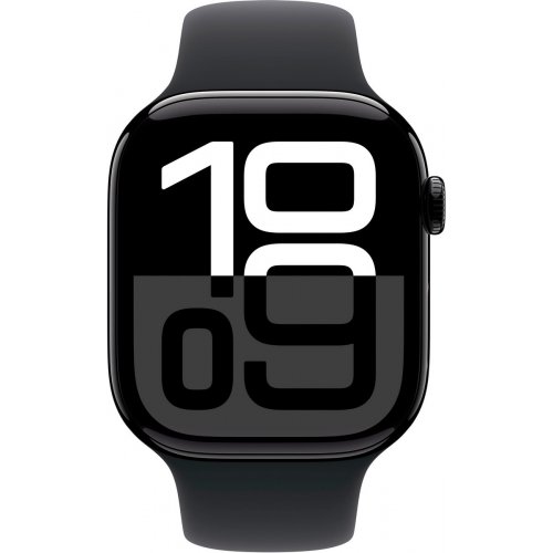 Купить Смарт-часы Apple Watch Series 10 GPS + Cellular 46mm Jet Black Aluminium Case with Black Sport Band - M/L (MWY43QH/A) - цена в Харькове, Киеве, Днепре, Одессе
в интернет-магазине Telemart фото
