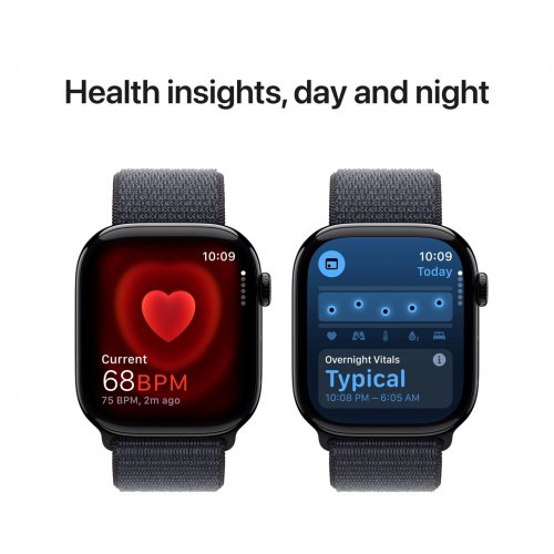 Купить Смарт-часы Apple Watch Series 10 GPS + Cellular 46mm Jet Black Aluminium Case with Ink Sport Loop (MWY53QH/A) - цена в Харькове, Киеве, Днепре, Одессе
в интернет-магазине Telemart фото