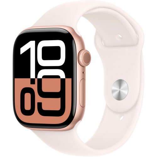 Купити Смарт-годинник Apple Watch Series 10 GPS + Cellular 46mm Rose Gold Aluminium Case with Light Blush Sport Band - M/L (MWY73QH/A) - ціна в Києві, Львові, Вінниці, Хмельницькому, Франківську, Україні | інтернет-магазин TELEMART.UA фото