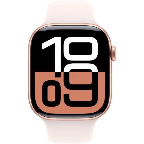 Купити Смарт-годинник Apple Watch Series 10 GPS + Cellular 46mm Rose Gold Aluminium Case with Light Blush Sport Band - M/L (MWY73QH/A) - ціна в Києві, Львові, Вінниці, Хмельницькому, Франківську, Україні | інтернет-магазин TELEMART.UA фото