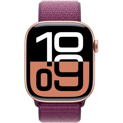 Купить Смарт-часы Apple Watch Series 10 GPS + Cellular 46mm Rose Gold Aluminium Case with Plum Sport Loop (MWY83QH/A) - цена в Харькове, Киеве, Днепре, Одессе
в интернет-магазине Telemart фото