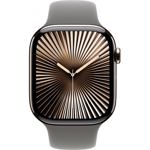Купити Смарт-годинник Apple Watch Series 10 GPS + Cellular 46mm Natural Titanium Case with Stone Grey Sport Band - M/L (MWYA3QH/A) - ціна в Києві, Львові, Вінниці, Хмельницькому, Франківську, Україні | інтернет-магазин TELEMART.UA фото