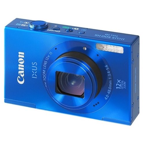 Купить Цифровые фотоаппараты Canon IXUS 500 HS Blue - цена в Харькове, Киеве, Днепре, Одессе
в интернет-магазине Telemart фото
