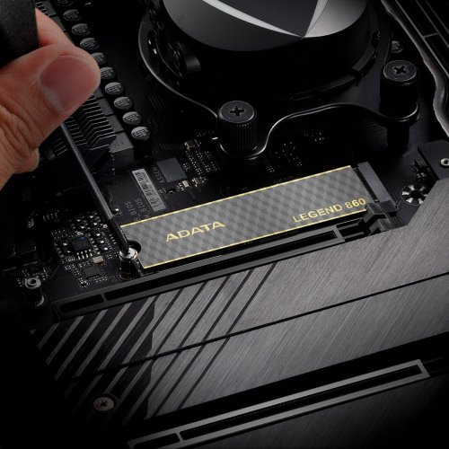 Купить SSD-диск ADATA Legend 860 3D NAND 500GB M.2 (2280 PCI-E) (SLEG-860-500GCS) с проверкой совместимости: обзор, характеристики, цена в Киеве, Днепре, Одессе, Харькове, Украине | интернет-магазин TELEMART.UA фото