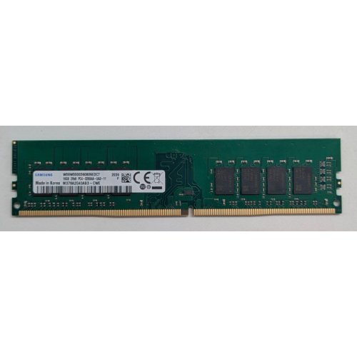 Купить Озу Samsung DDR4 16GB 3200 MHz (M378A2G43AB3-CWE) (Восстановлено продавцом, 784231) с проверкой совместимости: обзор, характеристики, цена в Киеве, Днепре, Одессе, Харькове, Украине | интернет-магазин TELEMART.UA фото