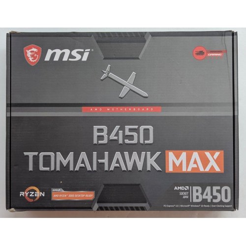Купить Материнская плата MSI B450 TOMAHAWK MAX (sAM4, AMD B450) (Восстановлено продавцом, 784243) с проверкой совместимости: обзор, характеристики, цена в Киеве, Днепре, Одессе, Харькове, Украине | интернет-магазин TELEMART.UA фото