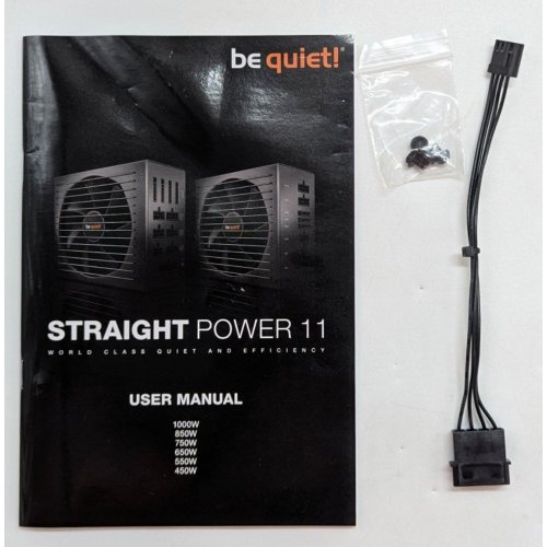 Блок живлення Be Quiet! Straight Power 11 750W (BN283) (Відновлено продавцем, 784256) купити з перевіркою сумісності: огляд, характеристики, ціна у Києві, Львові, Вінниці, Хмельницькому, Івано-Франківську, Україні | інтернет-магазин TELEMART.UA фото