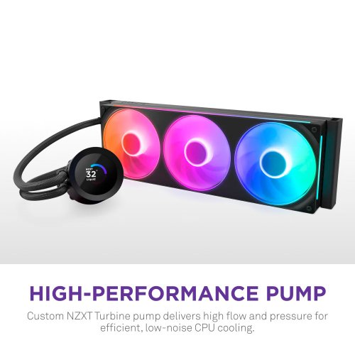 Купить Готовая СВО NZXT Kraken Plus 360 RGB (RL-KR360-B2) Black с проверкой совместимости: обзор, характеристики, цена в Киеве, Днепре, Одессе, Харькове, Украине | интернет-магазин TELEMART.UA фото