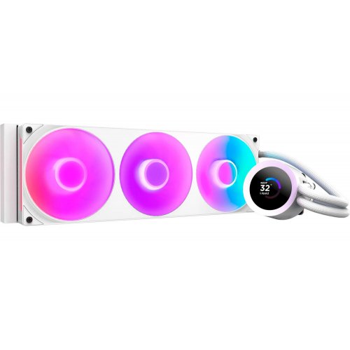 Купить Готовая СВО NZXT Kraken Plus 360 RGB (RL-KR360-W2) White с проверкой совместимости: обзор, характеристики, цена в Киеве, Днепре, Одессе, Харькове, Украине | интернет-магазин TELEMART.UA фото