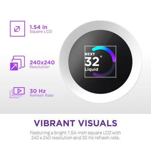 Купить Готовая СВО NZXT Kraken Plus 360 RGB (RL-KR360-W2) White с проверкой совместимости: обзор, характеристики, цена в Киеве, Днепре, Одессе, Харькове, Украине | интернет-магазин TELEMART.UA фото