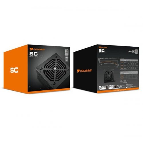 Блок живлення Cougar SC 550W (SC 550) купити з перевіркою сумісності: огляд, характеристики, ціна у Києві, Львові, Вінниці, Хмельницькому, Івано-Франківську, Україні | інтернет-магазин TELEMART.UA фото