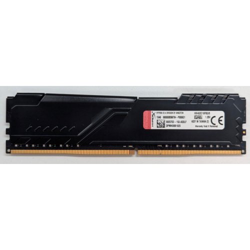 Купить Озу HyperX DDR4 8GB 3200Mhz Fury Black (HX432C16FB3/8) (Восстановлено продавцом, 784315) с проверкой совместимости: обзор, характеристики, цена в Киеве, Днепре, Одессе, Харькове, Украине | интернет-магазин TELEMART.UA фото